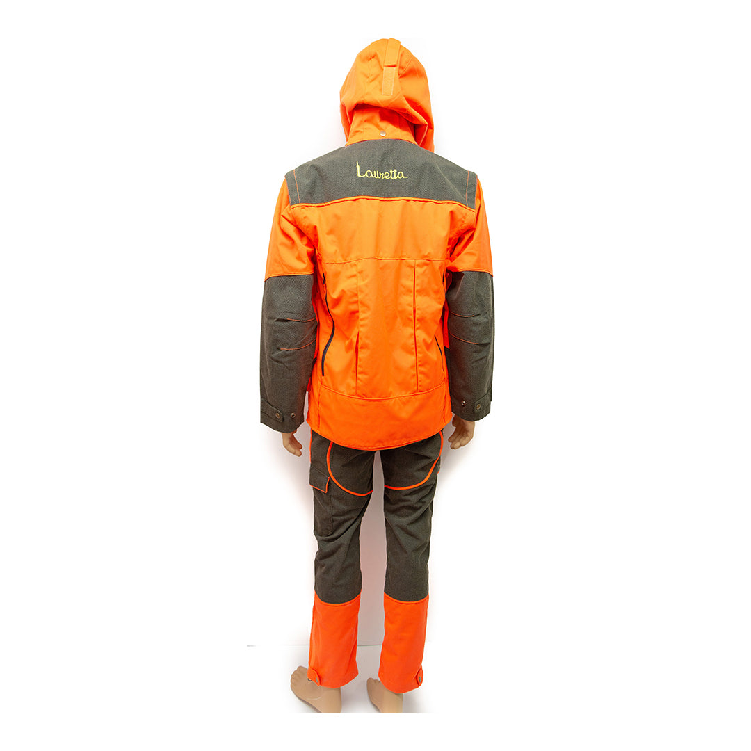 Completo Giacca e pantaloni Kevlar e cordura arancione