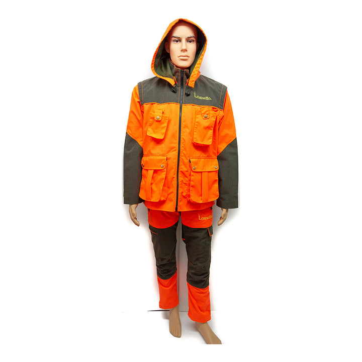 Completo Giacca e pantaloni Kevlar e cordura arancione