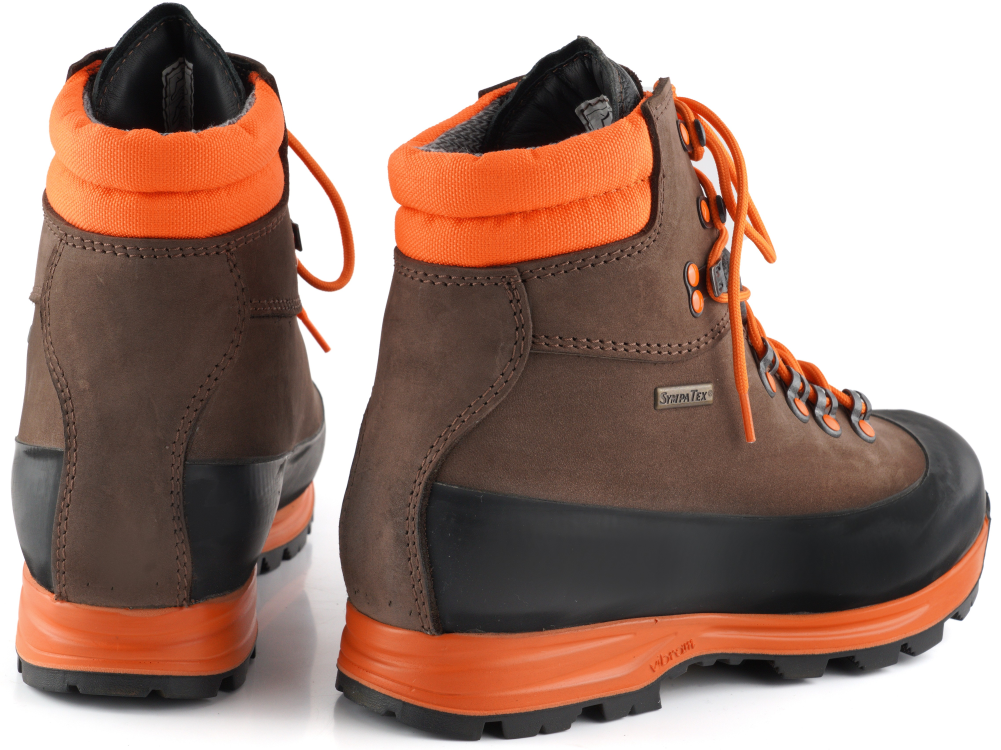 H04-PRO NABUK MARRONE rip cordura arancione