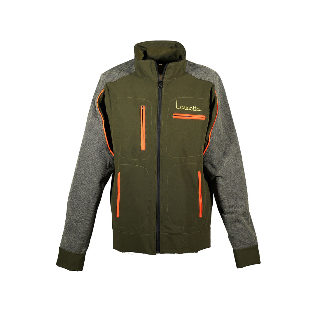 Felpa elasticizzata con maniche in kevlar