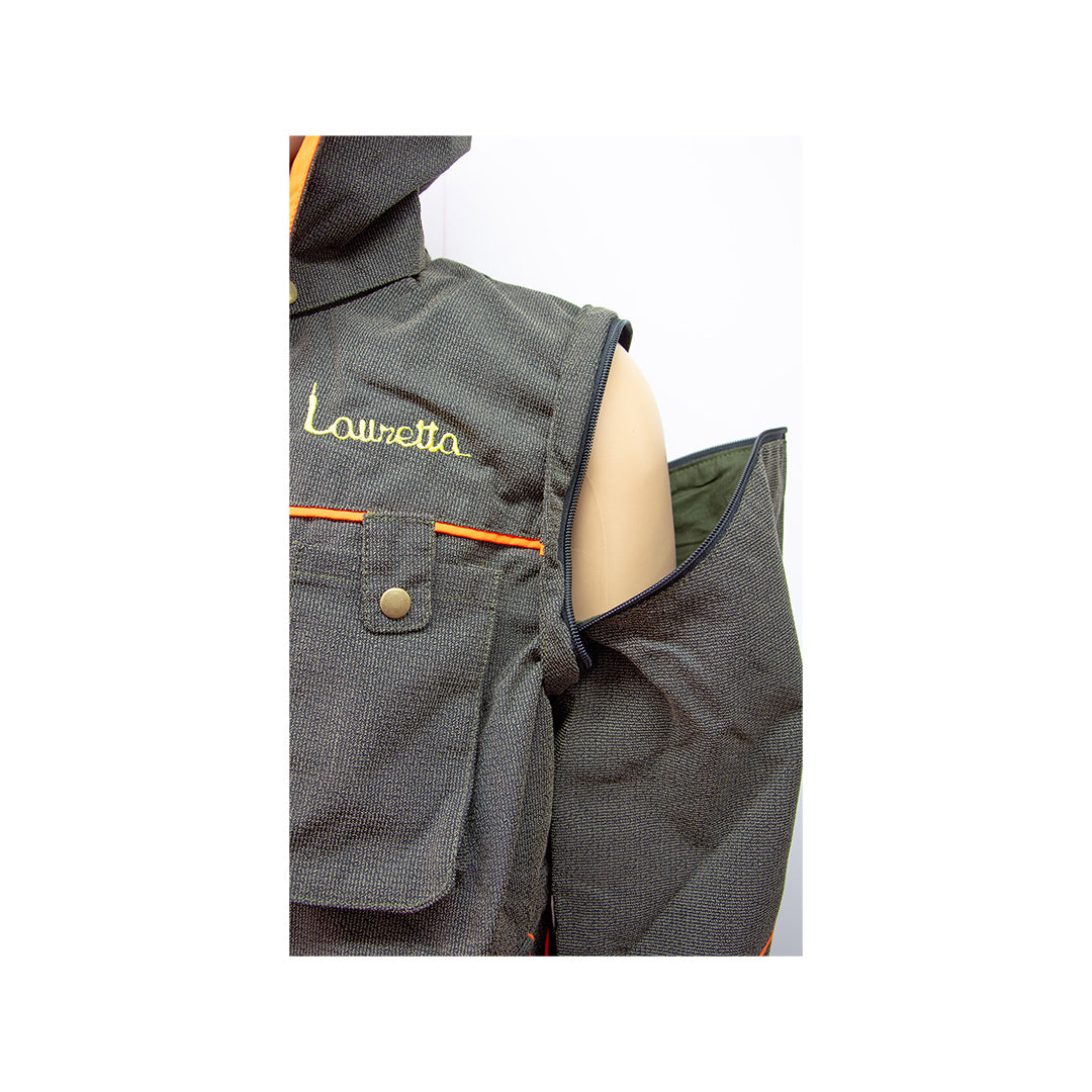 Giacca Kevlar con inserti arancioni