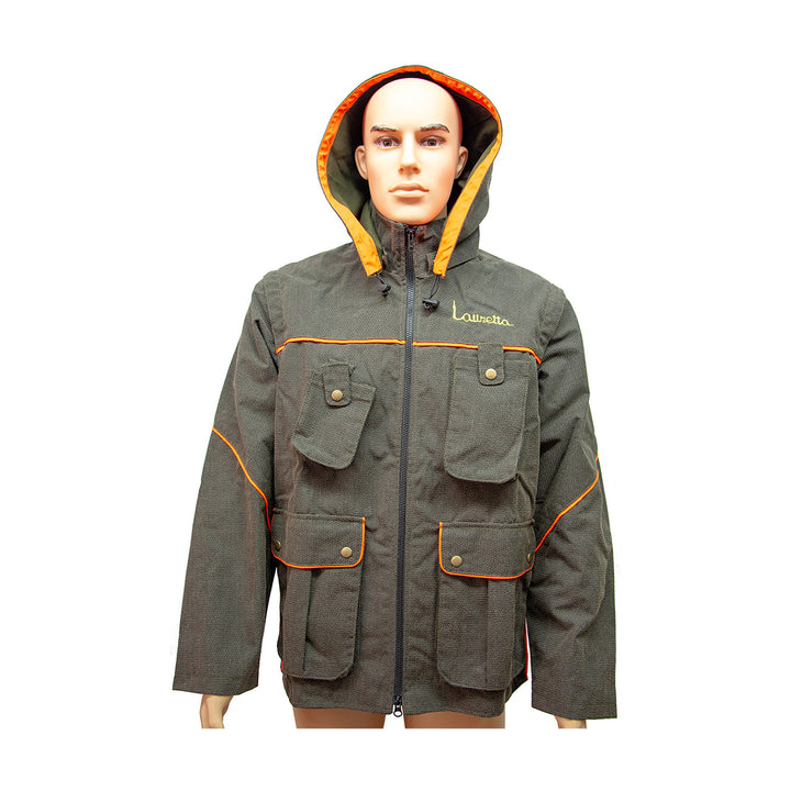 Giacca Kevlar con inserti arancioni