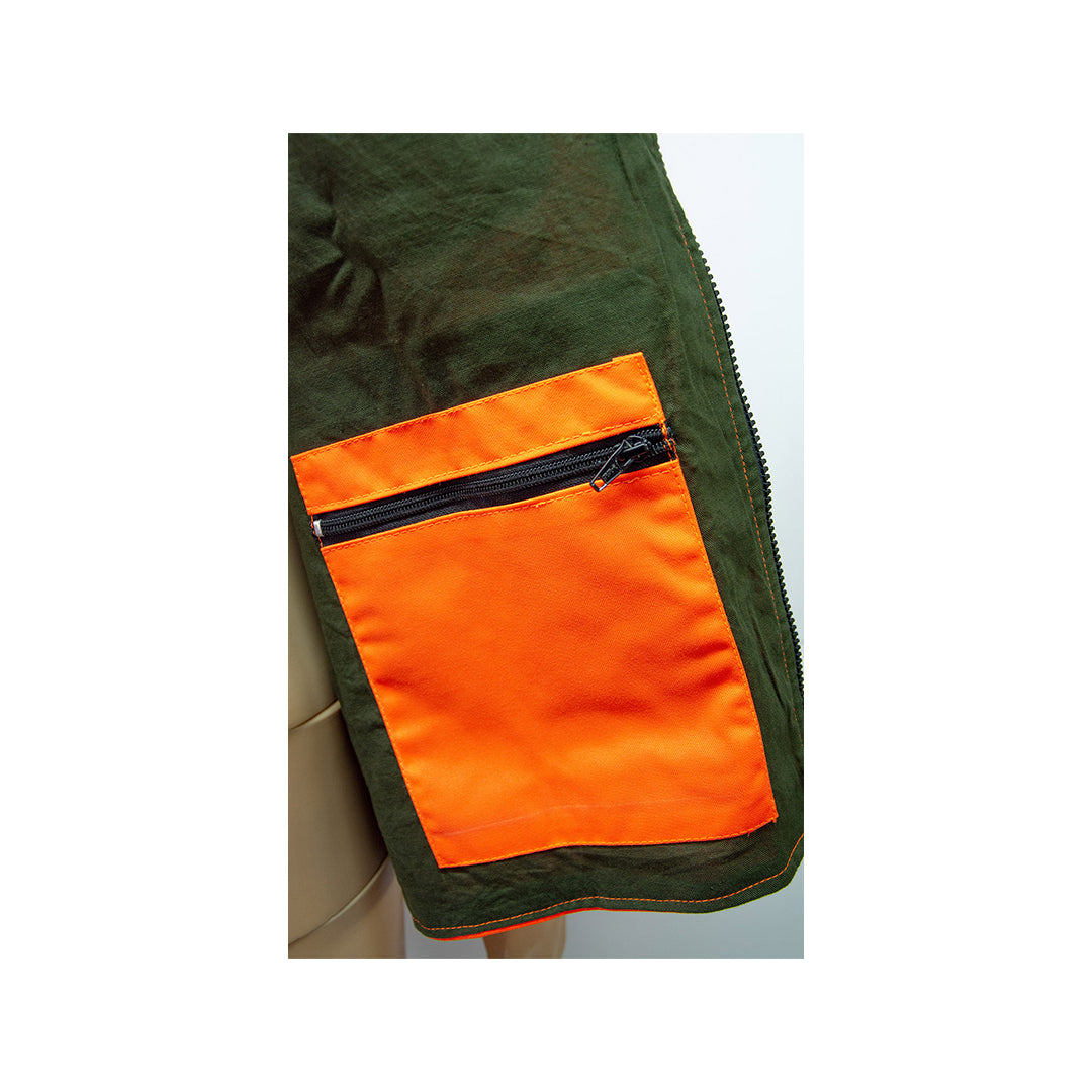 Gilet Kevlar con cordura arancione