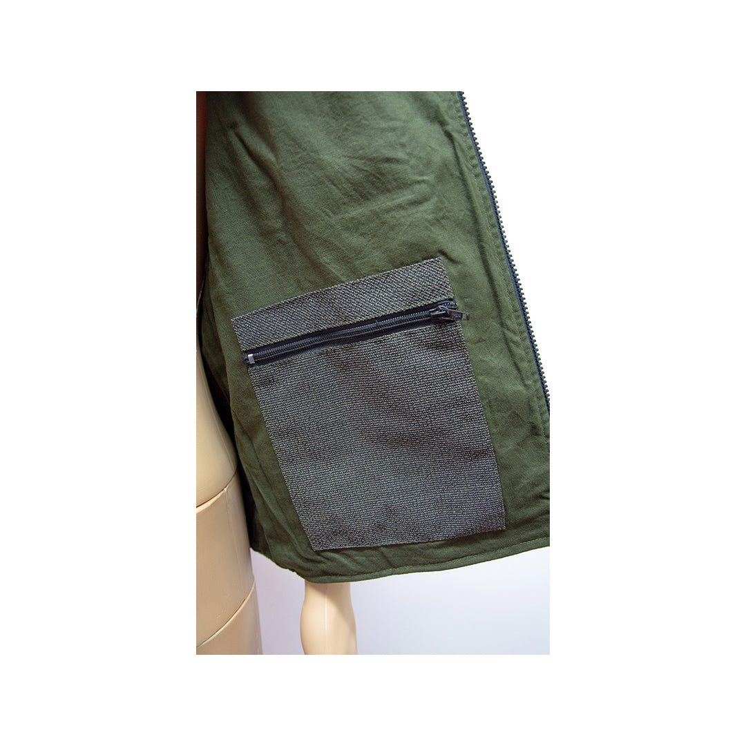 Gilet Kevlar con inserti verdi