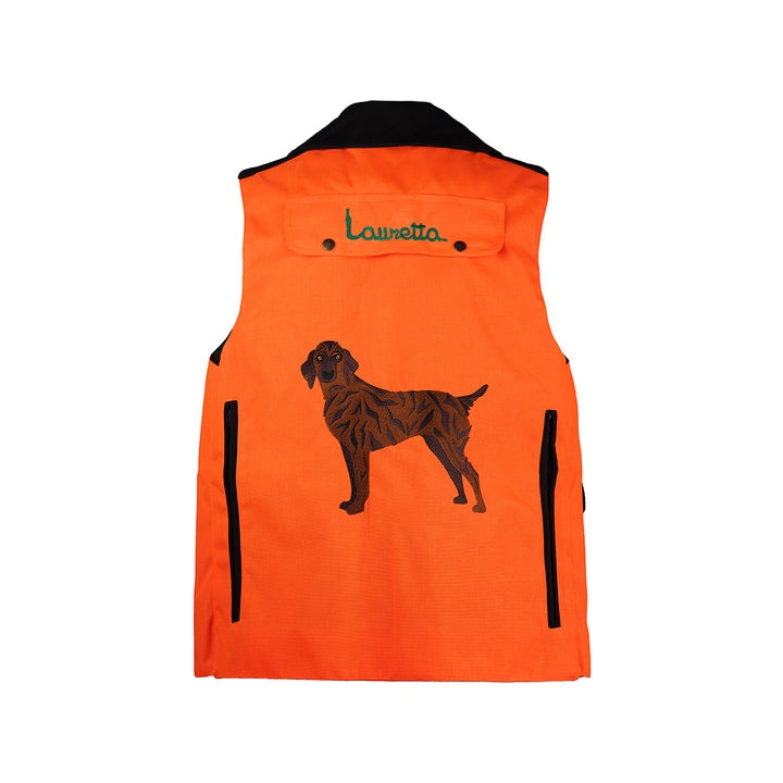 Gilet in cordura antistrappo con segugio maremmano