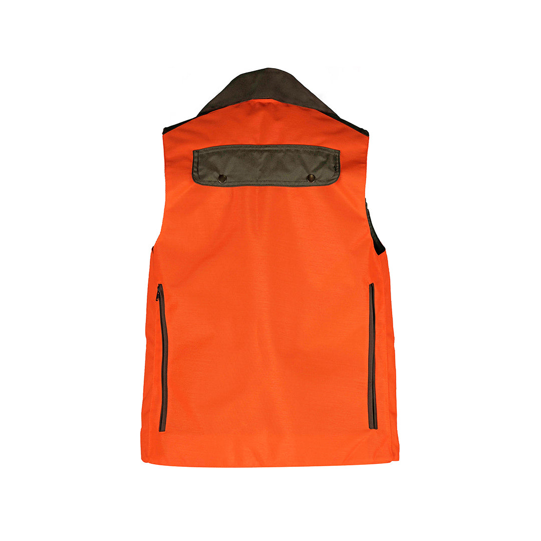 Gilet in cordura antistrappo con tasche verdi
