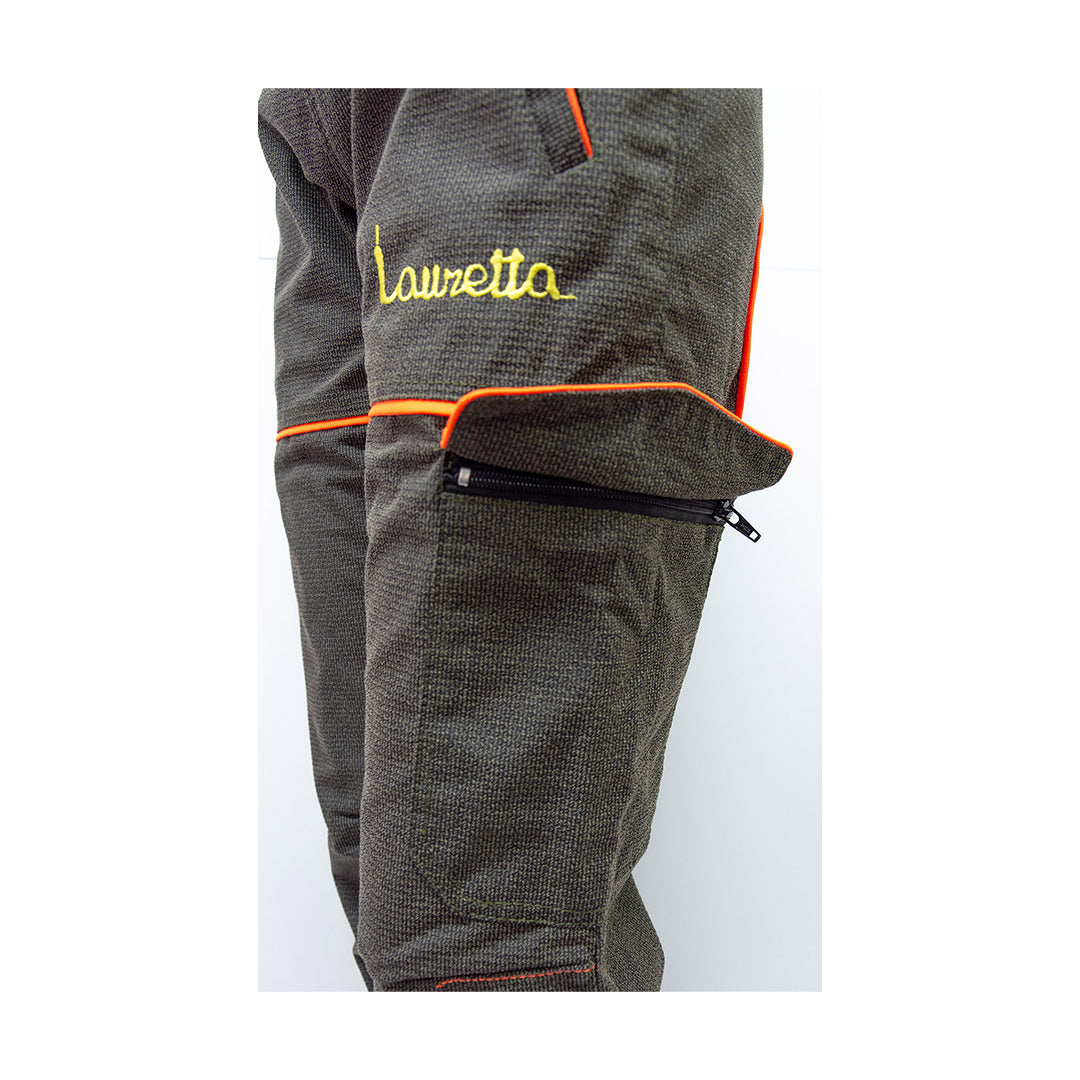 Pantalone Kevlar con inserti arancioni
