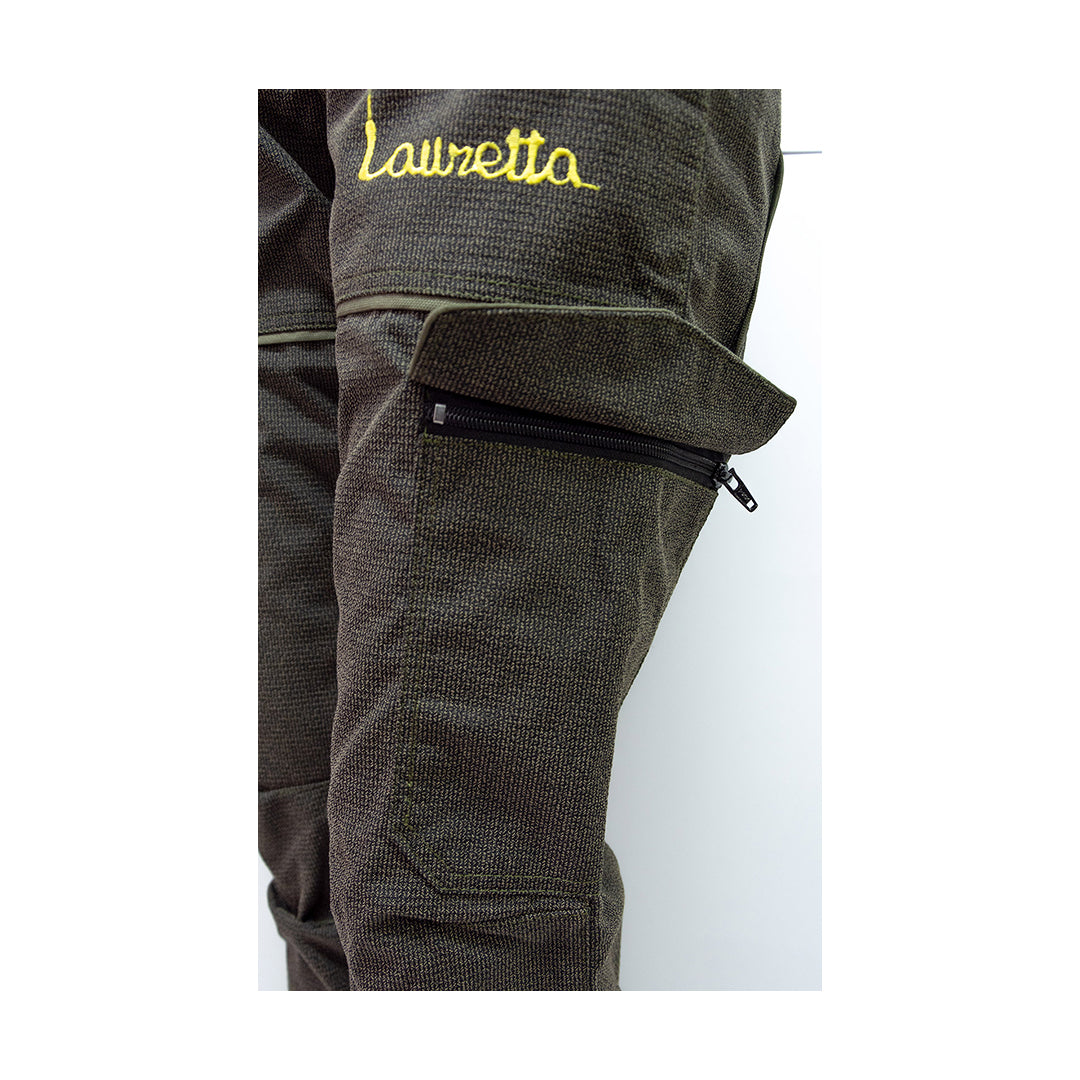 Pantalone Kevlar con inserti verdi
