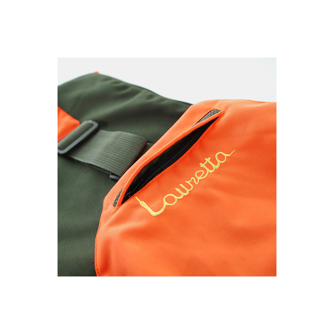 Trisacca cordura arancione/kevlar