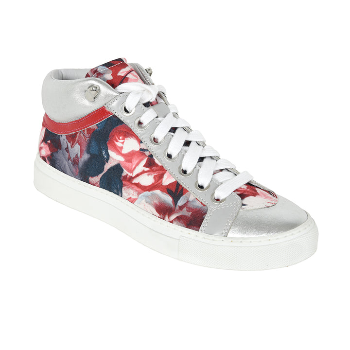 Art. 600 silver/multicolor flowers 