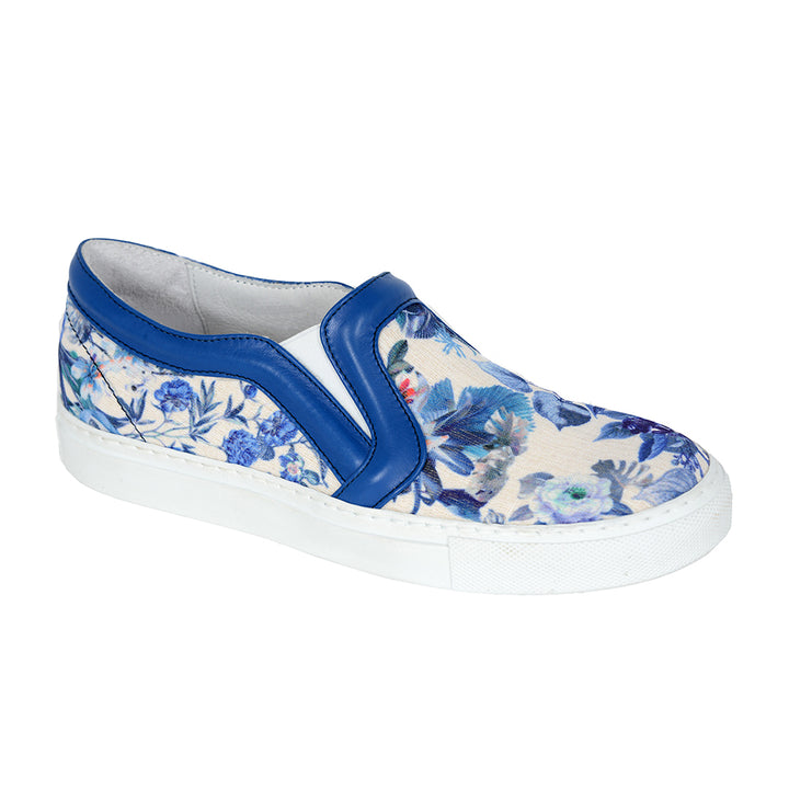 Art. 607 blue/blue flowers 