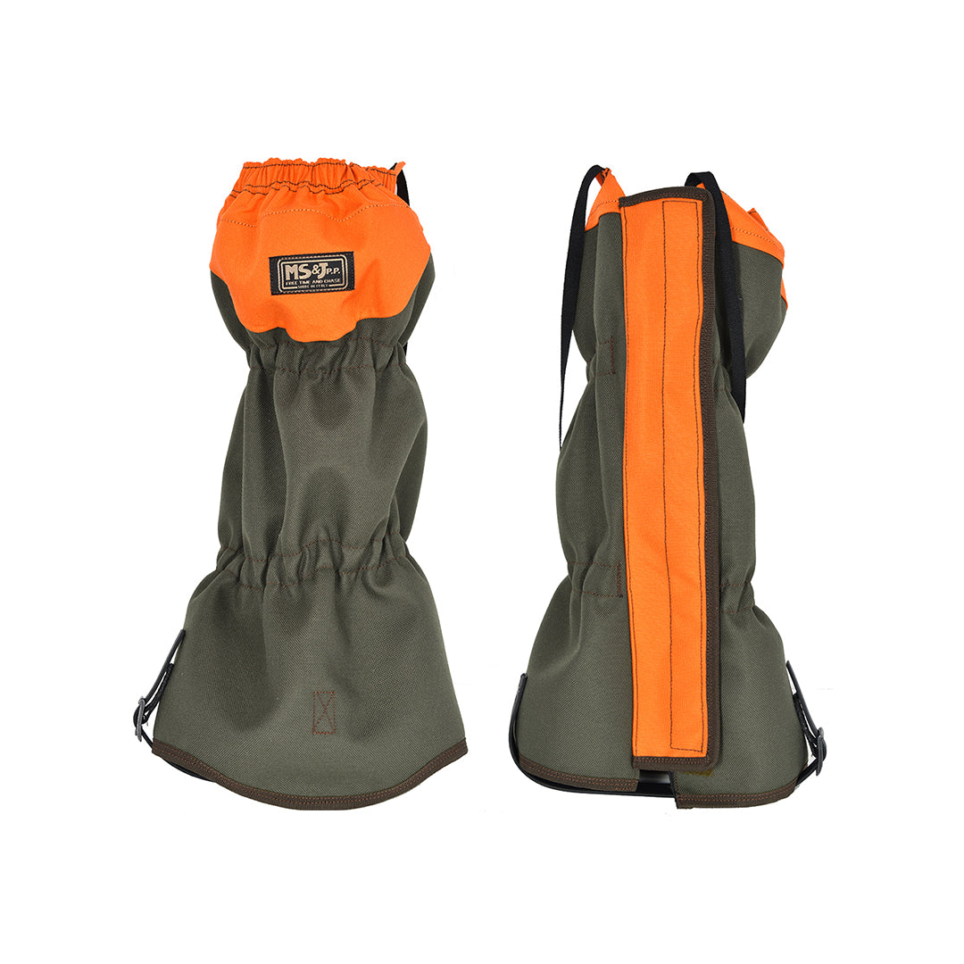 Ghetta verde/arancione idrorepellente e antispino