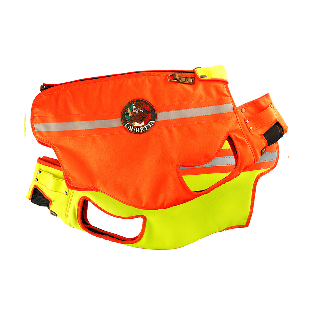 Giubbetto anticinghiale bicolore con bande