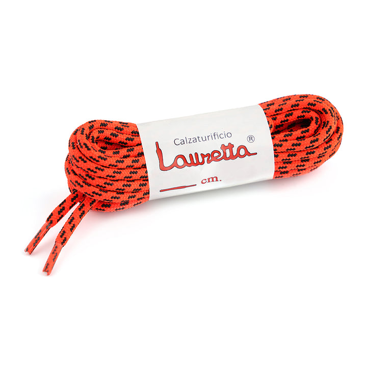 Lacci per scarponi arancione/nero